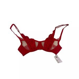 We Are HAH Red Bra NWT Size A 28-36